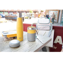 Built The Stylist Double Walled Vacuum-Insulated Food Jar For Hot Cold & Frozen Foods 490ml - Grey