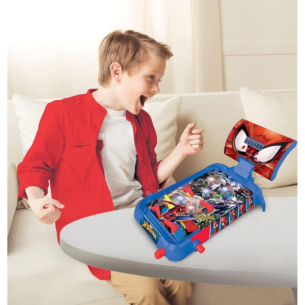 Lexibook Spider-Man Electronic Pinball With Lights And Sounds Action And Reflex Game - Multicolour