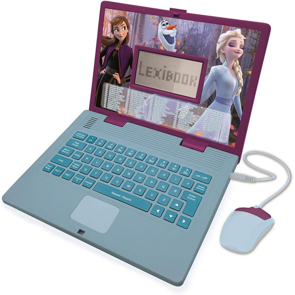 Lexibook Disney Frozen II Bilingual Educational Laptop With 124 Activites - Multicolour