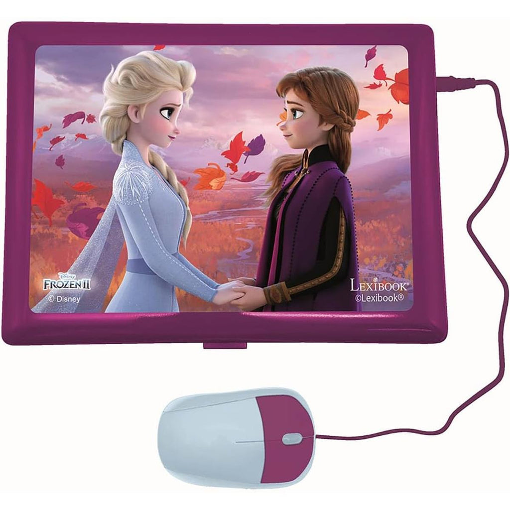 Lexibook Disney Frozen II Bilingual Educational Laptop With 124 Activites - Multicolour