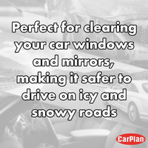 CarPlan Credit Card Ice Scraper ISC001 - White