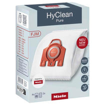 Miele HyClean Pure FJM 3D Efficiency Vacuum Cleaner Bags 4 Pack - Red