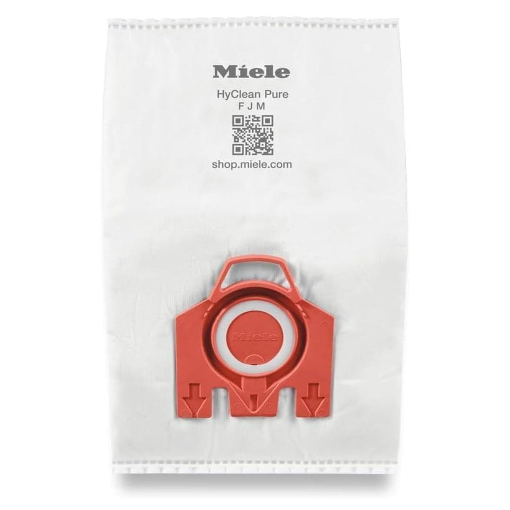 Miele HyClean Pure FJM 3D Efficiency Vacuum Cleaner Bags 4 Pack - Red