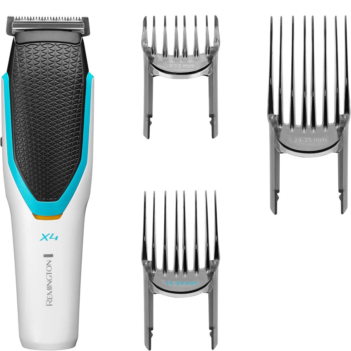 Remington Power X Series X4 Hair Clipper Cordless With Japanese Grade Steel Blades - White/Black