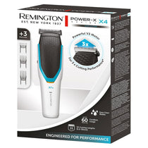 Remington Power X Series X4 Hair Clipper Cordless With Japanese Grade Steel Blades - White/Black