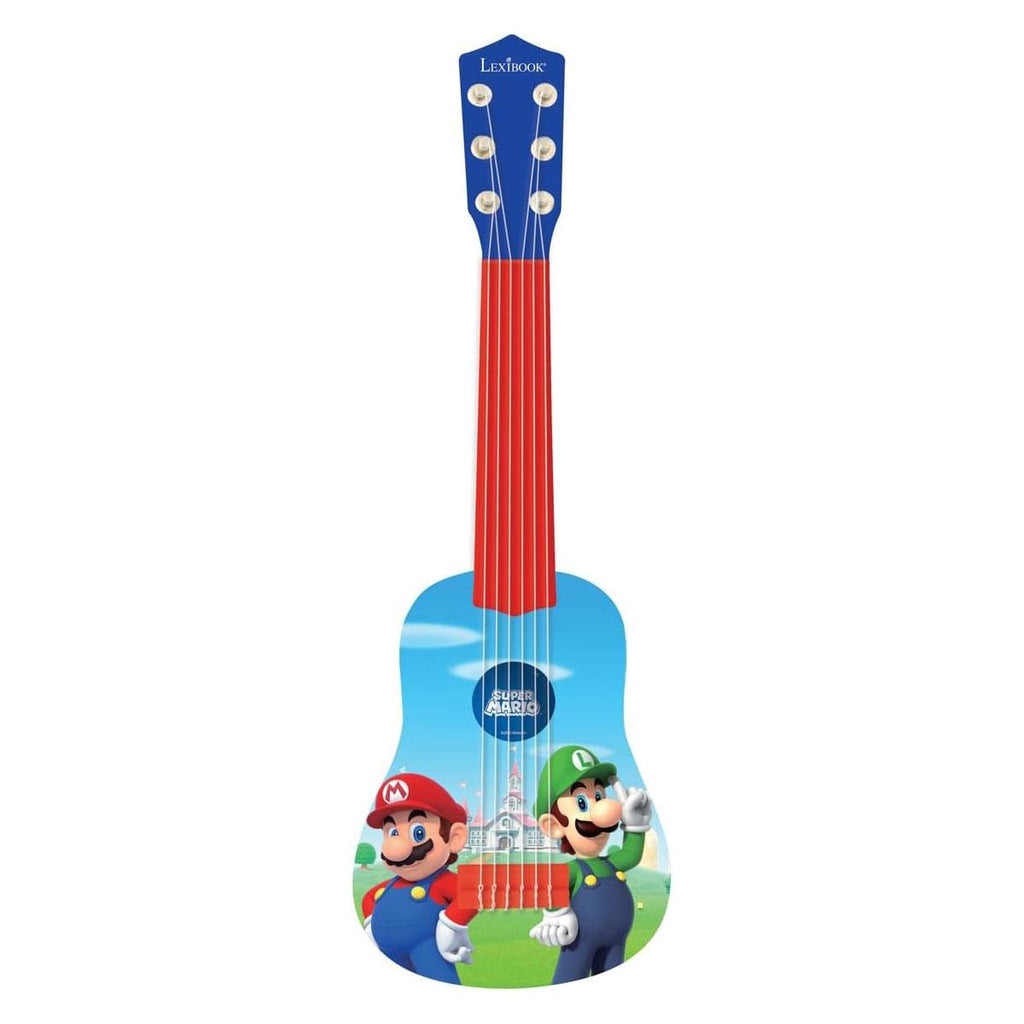 Lexibook Super Mario My First Guitar With 6 Nylon Strings 53cm - Blue/Red