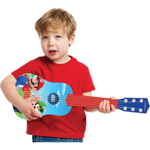 Lexibook Super Mario My First Guitar With 6 Nylon Strings 53cm - Blue/Red