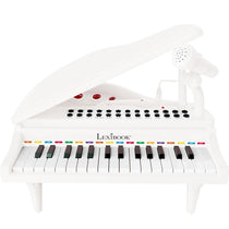 Lexibook First Electronic Piano For Kids With Feet And 31 Lighting Keys Tempo And Volume Adjustment - White