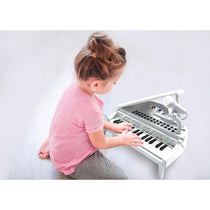 Lexibook First Electronic Piano For Kids With Feet And 31 Lighting Keys Tempo And Volume Adjustment - White