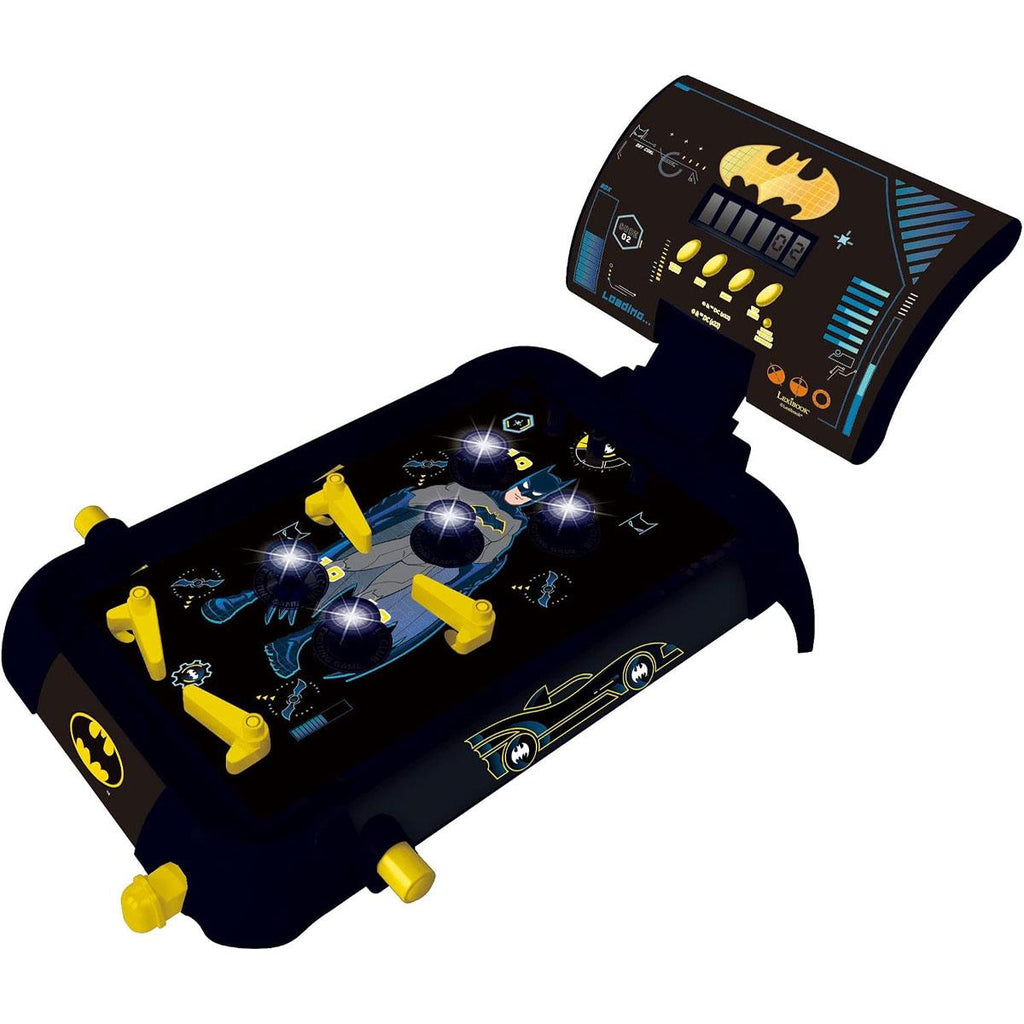 Lexibook Batman Electronic Pinball With Lights And Sounds Action And Reflex Game - Black/Yellow