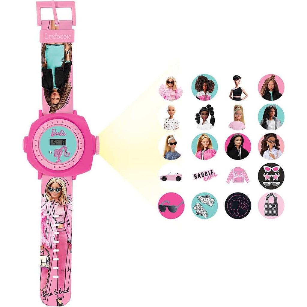 Lexibook Barbie Children's Projection Watch With 20 Images - Pink