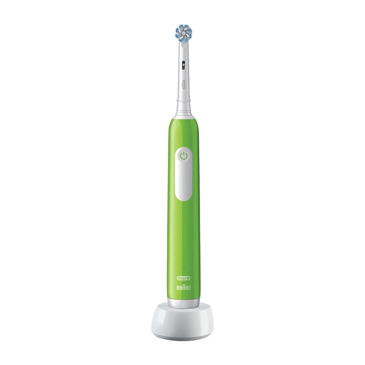 Oral-B Pro Junior Kids Electric Toothbrush 3 Modes With Kid-Friendly Sensitive Mode Ages 6+ - Green