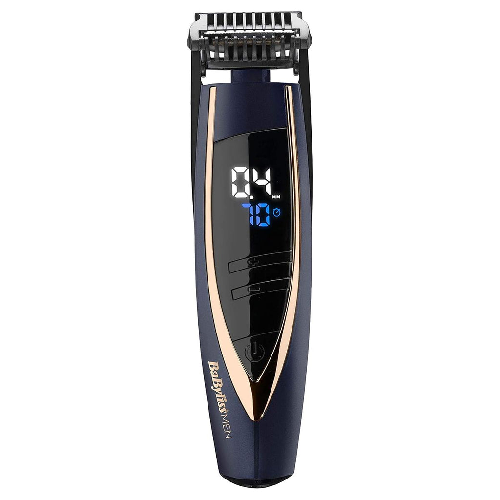 BaByliss Super Stubble XTP Beard Trimmer Cordless Waterproof - Blue And Rose Gold