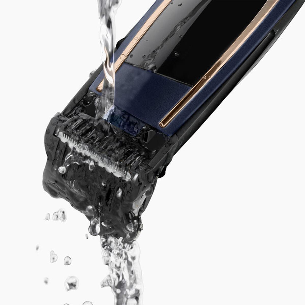 BaByliss Super Stubble XTP Beard Trimmer Cordless Waterproof - Blue And Rose Gold
