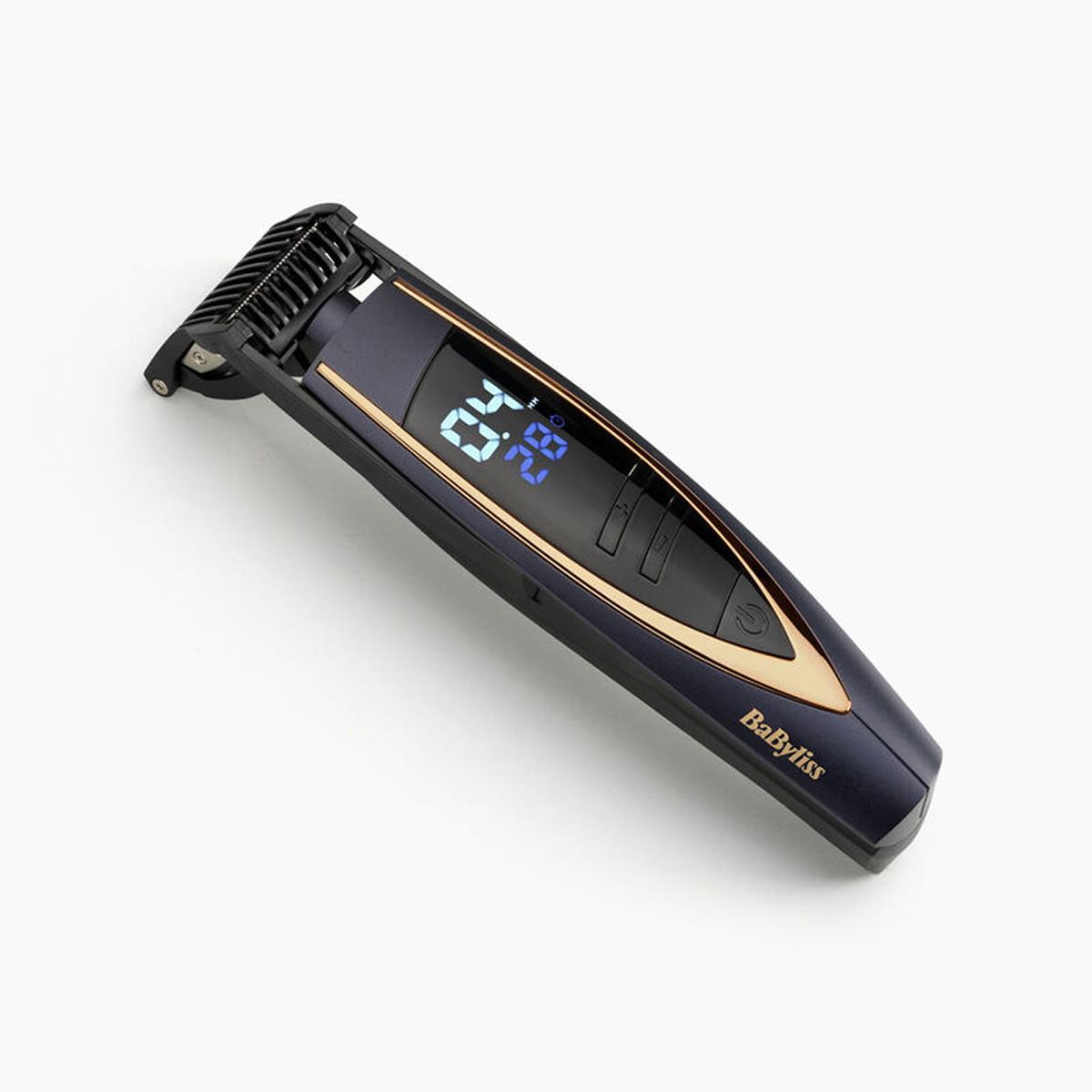 BaByliss Super Stubble XTP Beard Trimmer Cordless Waterproof - Blue And Rose Gold
