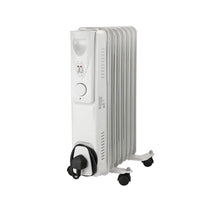 Fine Elements 7 Fin Oil Filled Radiator With 3 Heat Settings 1500W - White