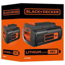 Black & Decker 36V 2.0Ah Lithium Ion Battery For 36V Cordless Garden Tools - Orange/Black