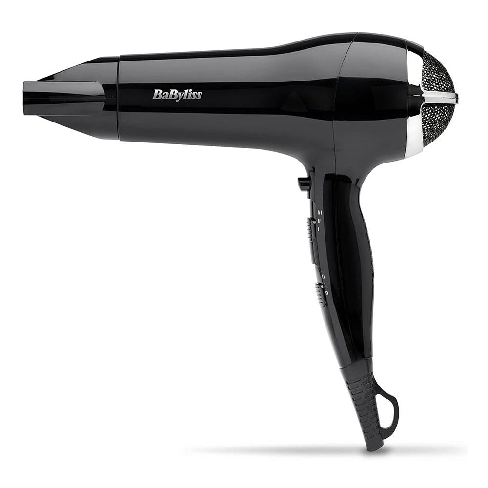 BaByliss Power Smooth Hair Dryer 2400W Lightweight With Ionic Technology - Black