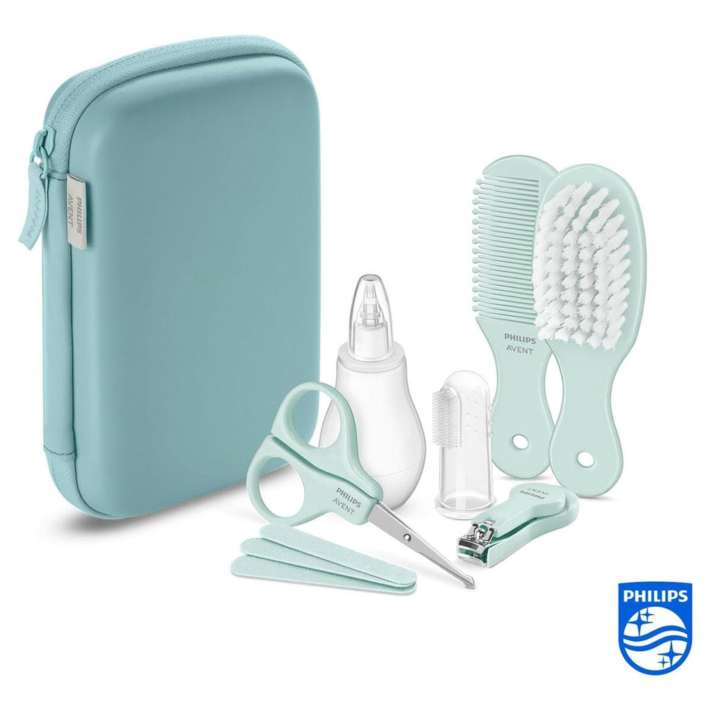 Philips Avent Essential Baby Care Set With 9 Accessories - Light Sky Blue