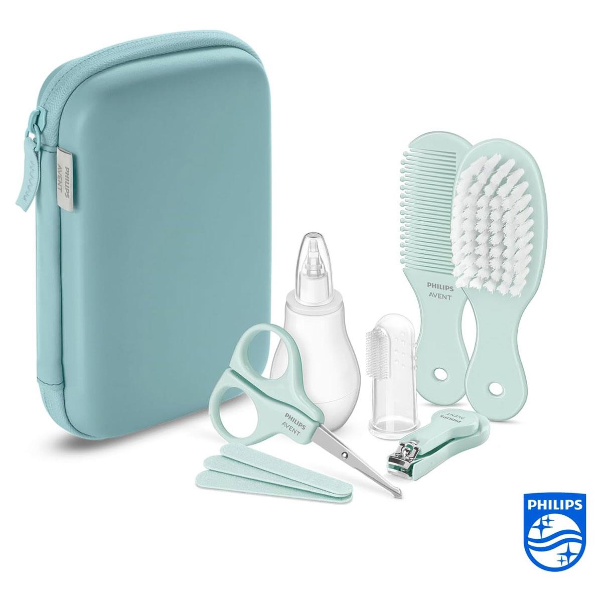 Philips Avent Essential Baby Care Set With 9 Accessories - Light Sky Blue