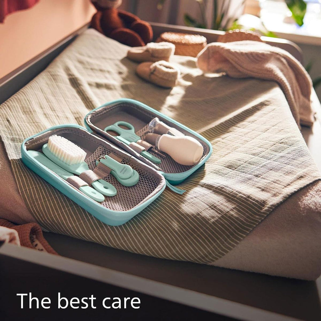 Philips Avent Essential Baby Care Set With 9 Accessories - Light Sky Blue