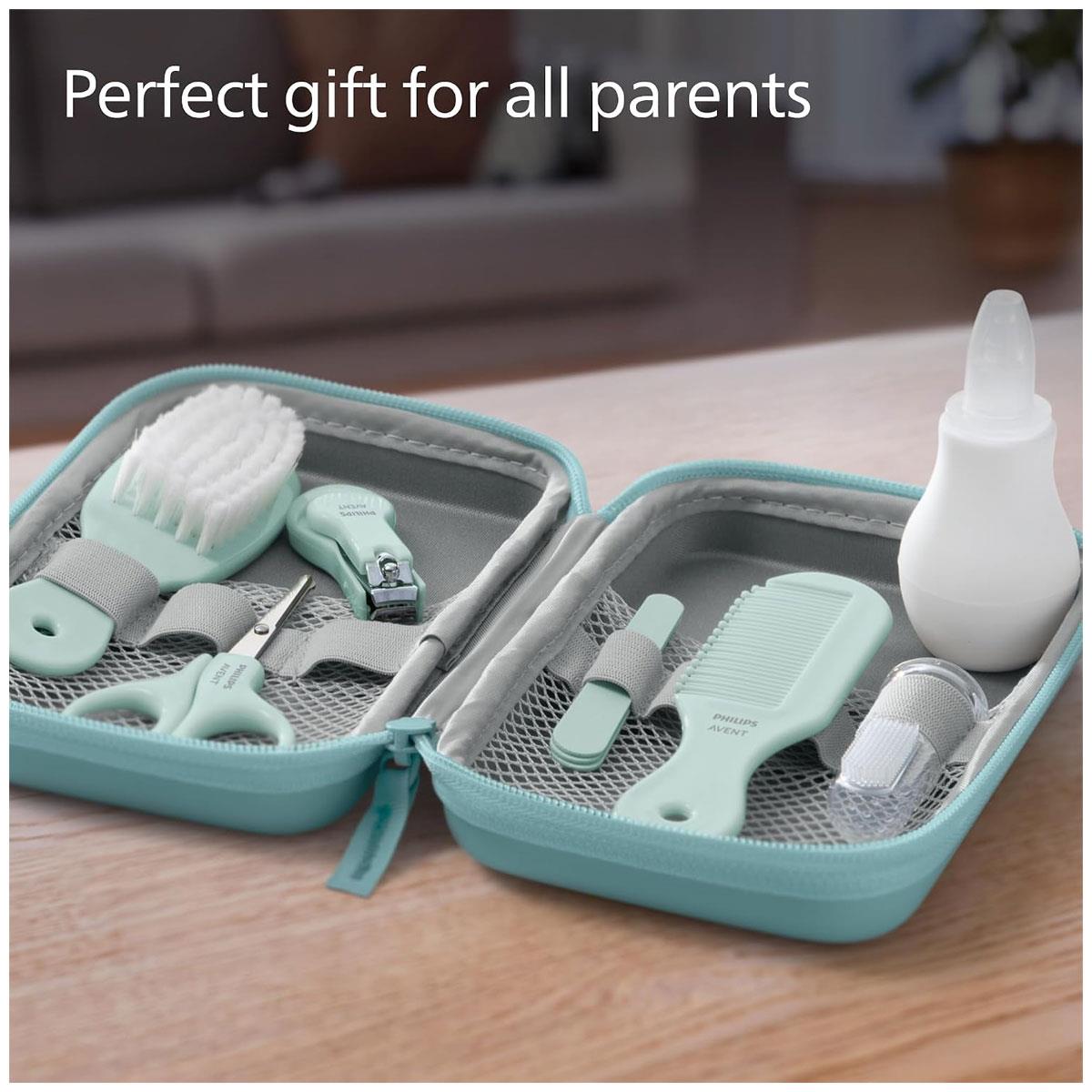 Philips Avent Essential Baby Care Set With 9 Accessories - Light Sky Blue