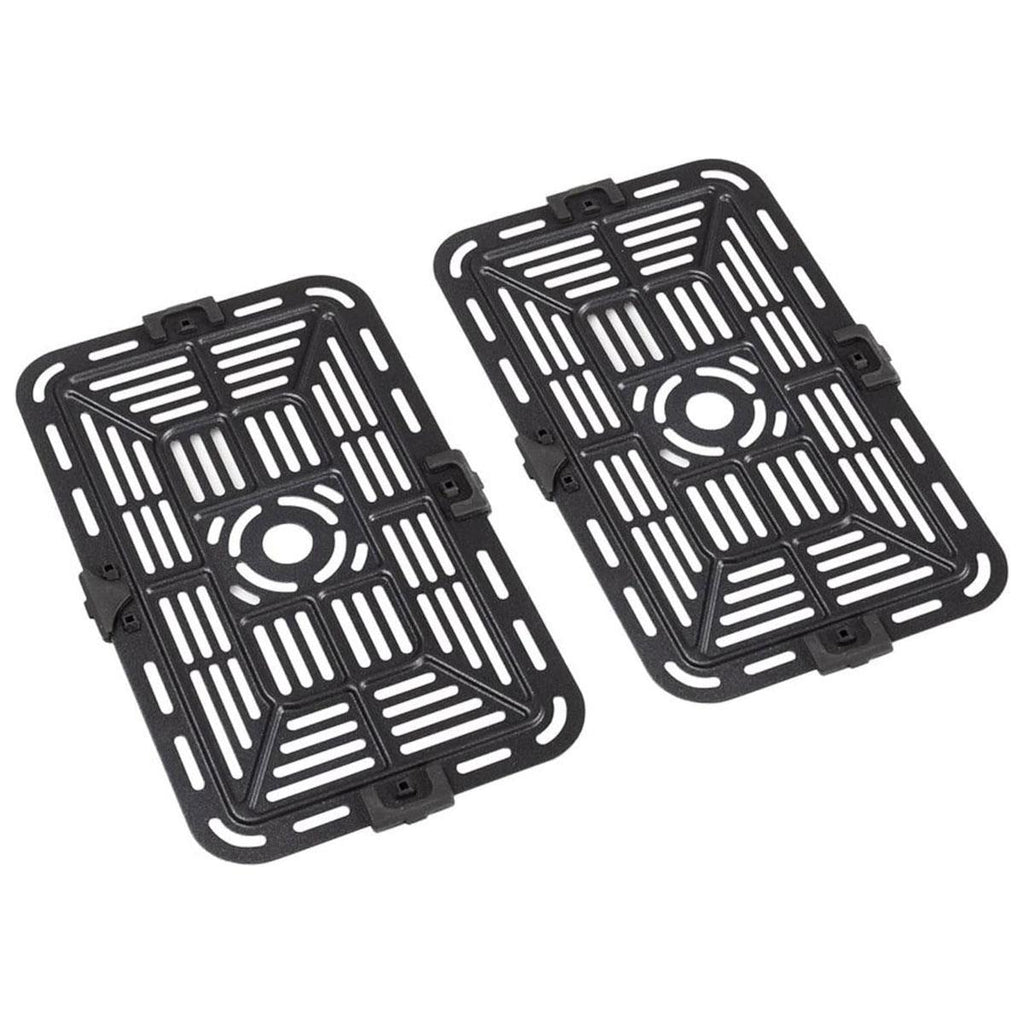 Princess Double Basket Air Fryer With 8 Pre-Programme Settings 1600W 8 Litres Capacity - Black/Silver