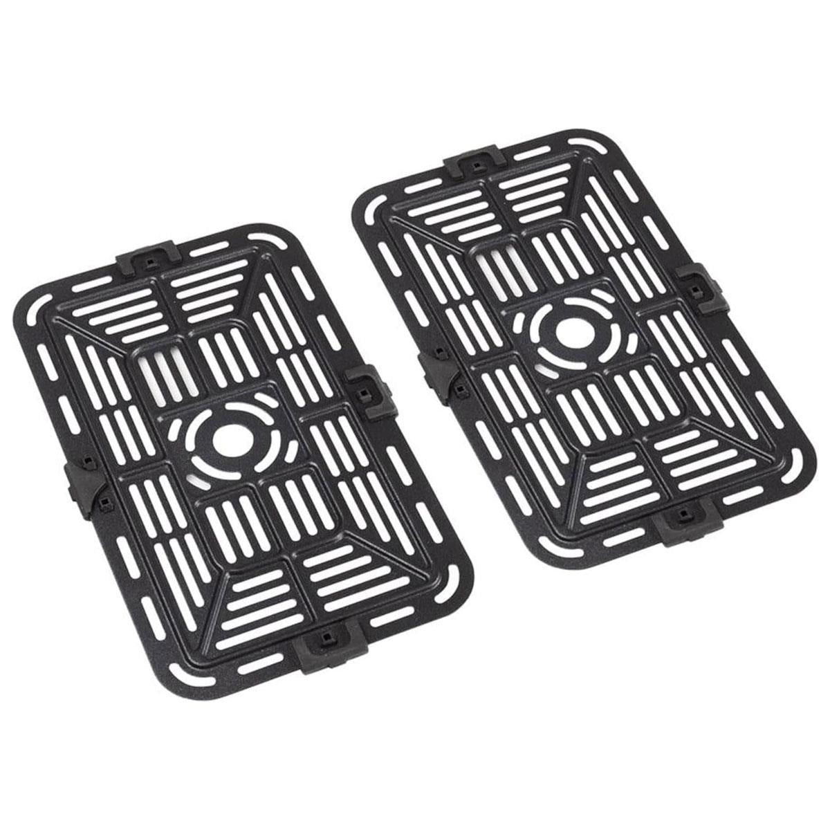 Princess Double Basket Air Fryer With 8 Pre-Programme Settings 1600W 8 Litres Capacity - Black/Silver