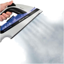Russell Hobbs Easy Store Pro Wrap And Clip Steam Iron 2400W 320ml Water Tank - Blue/White/Black