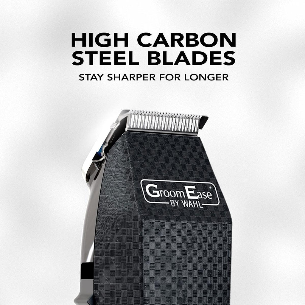 Wahl GroomEase Battery Multigroomer 7-In-1 With 3 Interchangeable Heads And 4 Combs Attachments - Black