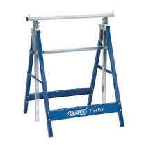 Draper Telescopic Saw Horse Or Builders Trestle - Blue