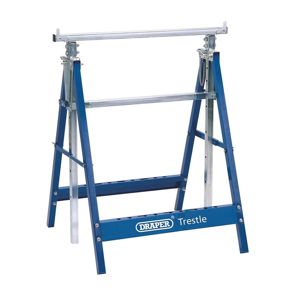 Draper Telescopic Saw Horse Or Builders Trestle - Blue