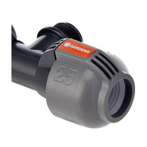 Gardena T-Piece 25mm x 3/4 Inch Male Thread - Grey