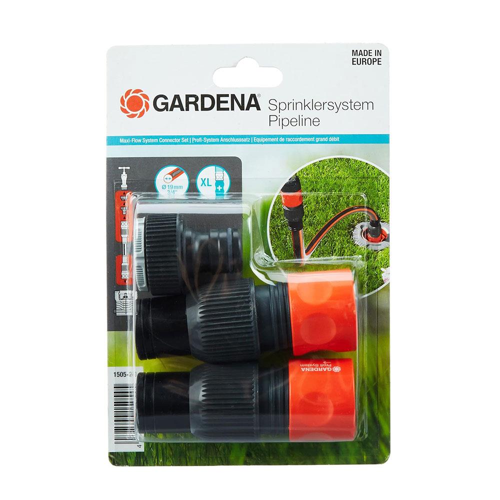 Gardena Sprinklersystem Professional Maxi-Flow System Connector Pipeline Connection Set