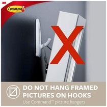 3M Command Forever Classic Small Metal Hook Brushed Nickel 1 Hook with 2 Strips 450g Capacity