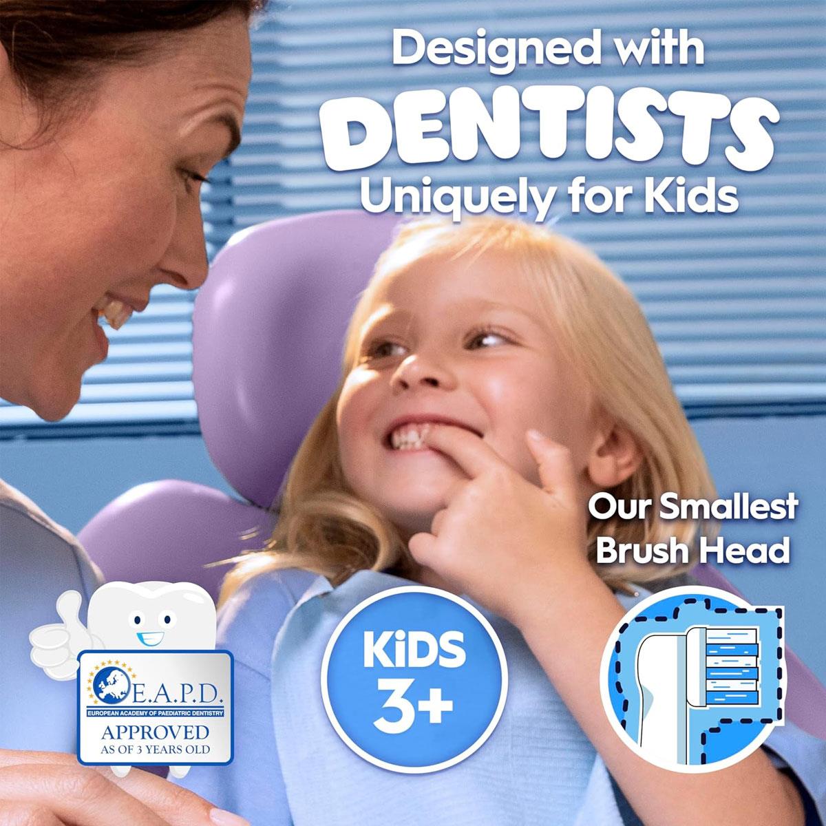 Oral-B Disney Frozen Pro Kids Electric Toothbrush 2 Modes With Travel Case Gift Set - Blue D12KIDSPROFRZGIFT
