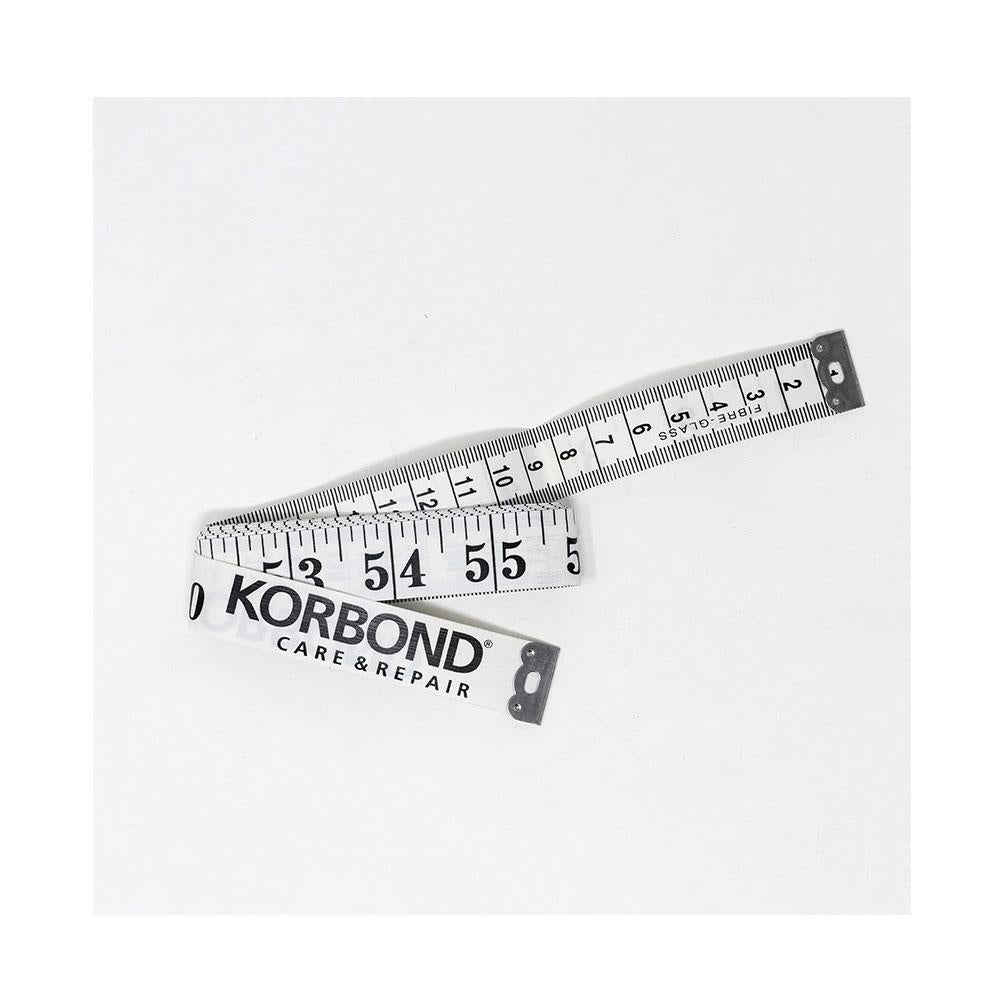 Korbond Care & Repair Tape Measure 150cm/60Inch Non Stretch - White