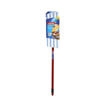 Vileda Active Max Mop With Telescopic Broom Handle Microfibre & Cotton - Red/Black