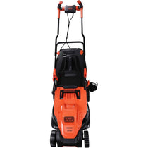 Black & Decker Lawn Mower With Bike Handle 38cm Cutting Width 1600W 240V - Orange/Black