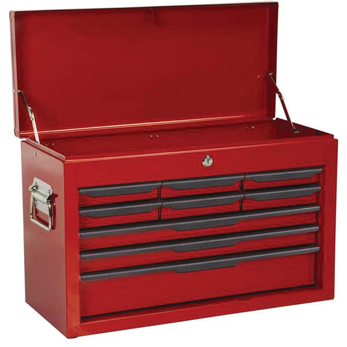 Hilka Heavy Duty 9 Drawer Tool Chest BBS - Red