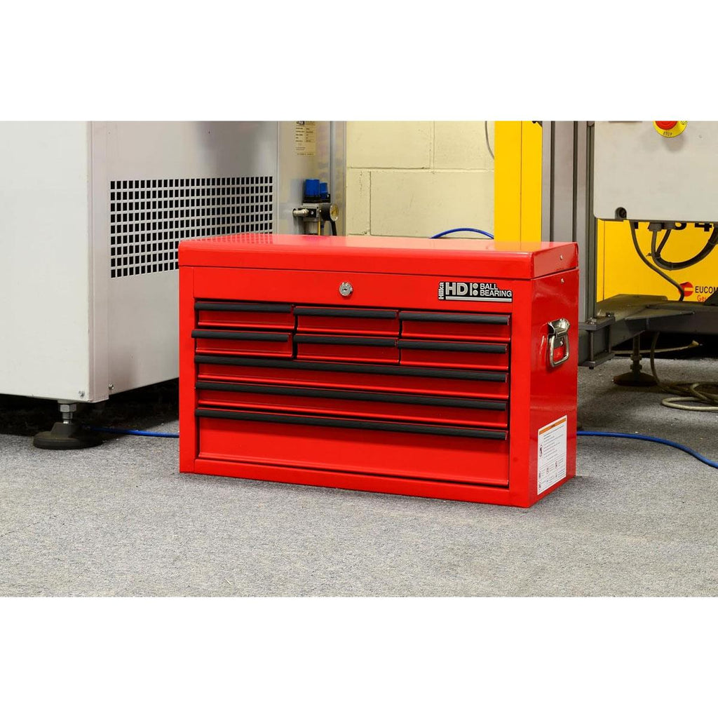 Hilka Heavy Duty 9 Drawer Tool Chest BBS - Red