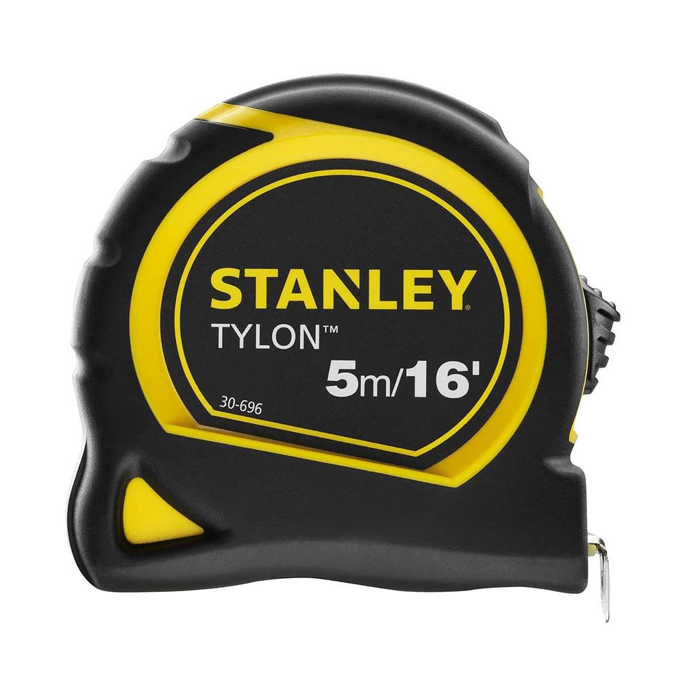 Stanley Tylon Measure Tape 5 Metres 16 Inch Metric & Imperial - Yellow/Black
