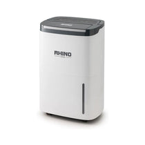 Rhino H03602 Domestic Dehumidifier 20 Litres With High & Low Settings Timer 230V - White