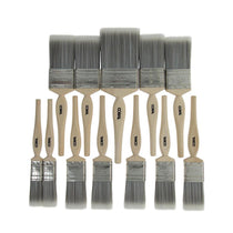Coral Painters Dozen Paint Brush Set 2 X 1 Inch 5 X 1.5 Inch 4 X 2 Inch & 3 Inch - 12 Piece