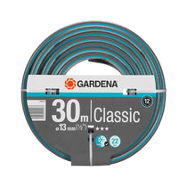 Gardena Classic Hose 13mm (1/2 Inch) 30m 22 Bar Burst Pressure - Tuquoise/Grey