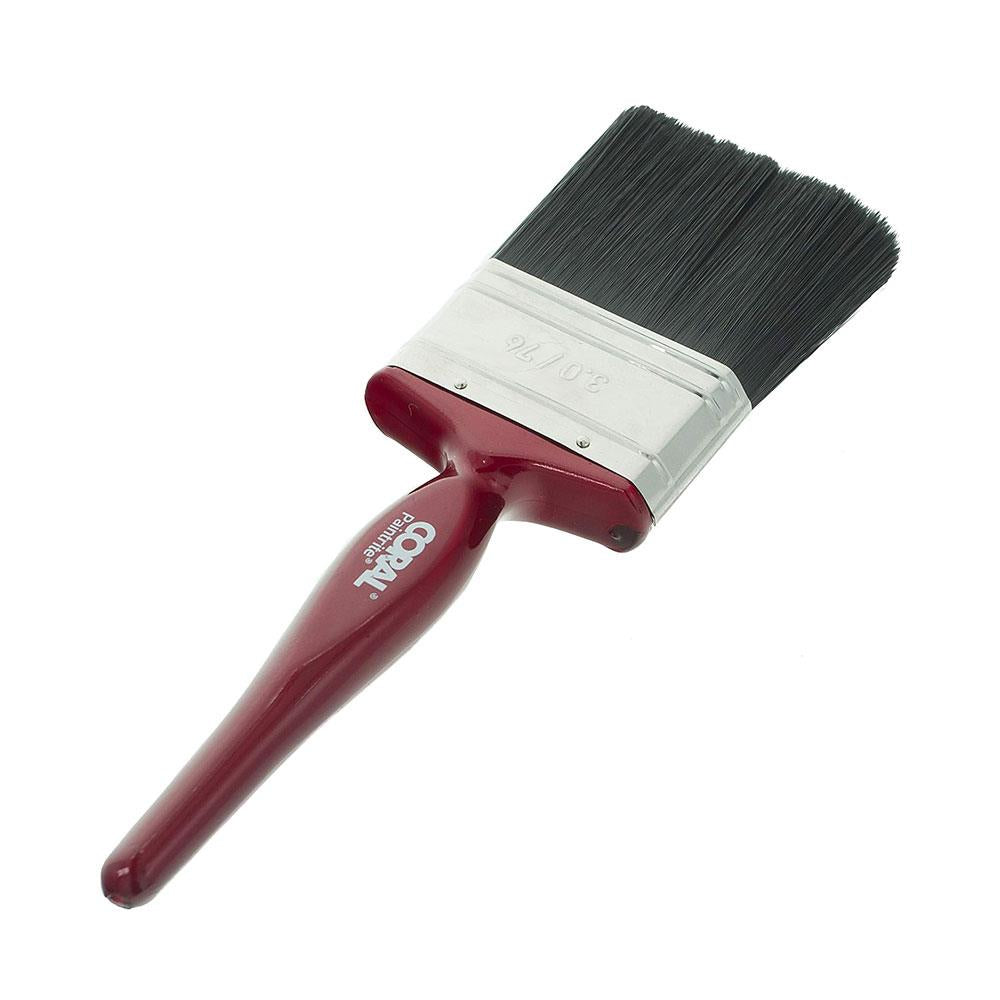 Coral Paintrite 3 Inch Paint Brush For All Purpose Trade Painting - Multicolour