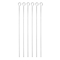 MasterClass Stainless Steel Flat Sided Skewers Set of 6 40cm - Silver