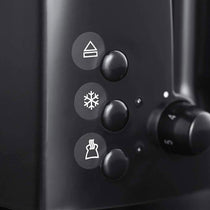 Russell Hobbs Textures 4 Slice Toaster With Extra Wide Slots 850W - Black