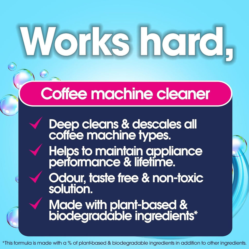 Ecozone Coffee Machine Cleaner & Descaler Cleans & Protects - 500ml