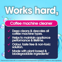 Ecozone Coffee Machine Cleaner & Descaler Cleans & Protects - 500ml